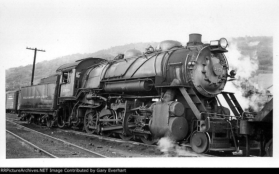 Baltimore & Ohio 2-8-0 #2558